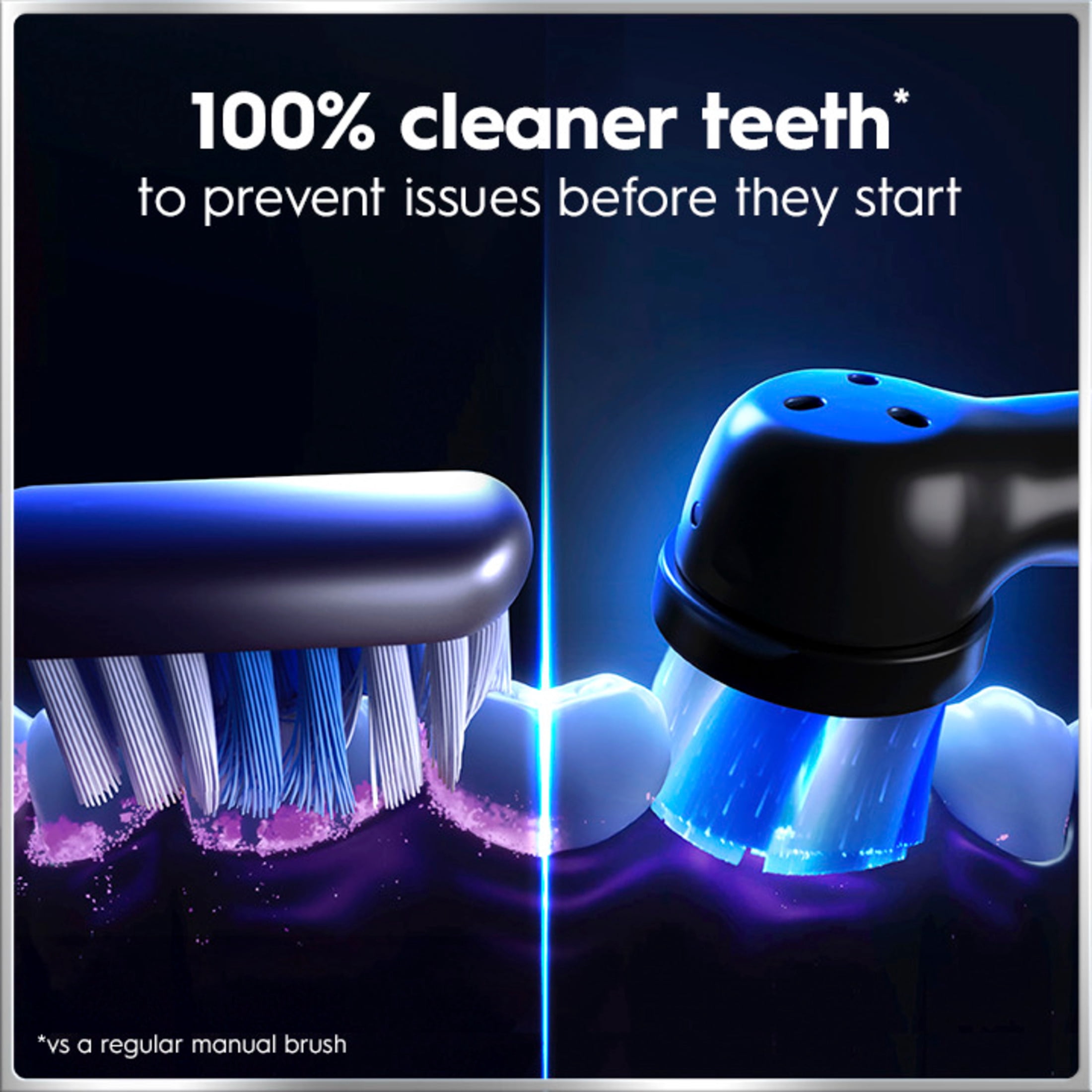 Oral-B iO Series 6 Electronic Powered Toothbrush, Black Lava, with