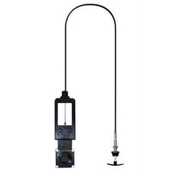 LLC  1.5 in. Sewer Waste Valve Hub Fitting Cable