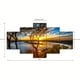 thumbnail image 3 of 1/2pcs, Modern Canvas Painting Beautiful Sunrise Natural Landscape Tree Canvas Painting Posters And Prints Wall Art Pictures Home Decor No Frame, 3 of 4