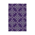 thumbnail image 1 of DouZhe 1-Gang Blank Wallplate, Damask Style Blue Flower Decorative Wall Plates, 1 of 7