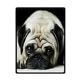 thumbnail image 1 of RYLABLUE Couverture en Polaire Chien Carlin Couverture 58x80 Pouces, 1 of 1