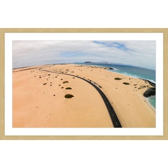 "Beach Highway" Framed Painting Print