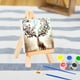 thumbnail image 3 of Mini Lienzo en Blanco Pintura Pintura Acrílica Caballete Suministros de Arte Artista Papelería Regalos para niños 5 piezas tholdsy  JJ65323-00, 3 of 6