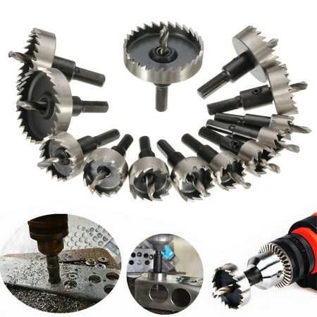 13pc Professional Hss Hole Saw Tooth Kit Hss Steel Drill Bit Set Cutter Tool For Metal Wood Alloy 