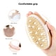 thumbnail image 5 of Cepillo de madera para masaje de espalda, masajeador de piel elíptico antideslizante, accesorios de baño, 5 of 9