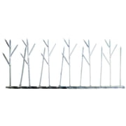 7-pack Bird-X Inc Plastic Narrow Bird Spikes Kit SP-10-NR - Deterrent - 7 Pack, Multi — Residential Use, Standard Application
