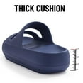 thumbnail image 4 of Litfun Cloud Slide Sandals for Women Soft Recovery Shower Shoes Orthopedic Slides with Arch Support, Navy Blue, 4 of 7