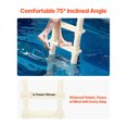 thumbnail image 4 of VEVOR Inclined Pool Ladder 5-Step & 2 Handrails of 300 lb Capacity for 48-54 In Pools, 4 of 9