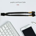 thumbnail image 1 of 1Pack GPU VGA PCI-E 8 Pin Female to Dual 8(6+2) Pin Male PCI Express Adapter Braided Sleeved Splitter Power Cable 8 Inch, 1 of 7