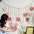 thumbnail image 3 of Gyedtr Nature-Inspired Macrame Leaf Wall Hanging Tapestries, 3 of 3