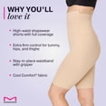 thumbnail image 3 of Maidenform Women’s Shapewear Skin Spa Extra Firm Control High Waist Mid Thigh Shaping Shorts, Sizes up to 3XL, 3 of 8