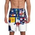 thumbnail image 1 of Fotbe The Map Of United States Pantalones Cortos de Pijama para Hombre, Ropa de Dormir, Pantalones de Pijama Cortos para Hombre-XX-Large, 1 of 6