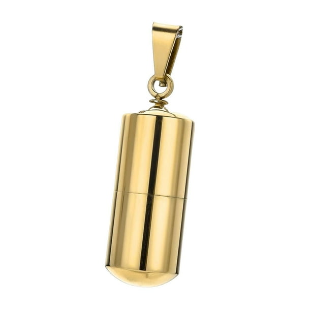 IJD11327 Collar De Urna De Acero Inoxidable Para Mascotas, Colgante De