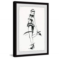 Marmont Hill My Right Heel II Framed Painting Print