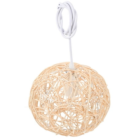 

Chinese Style Straw Rattan Woven Hanging Lamp Chandelier Ceiling Hanging Lamp