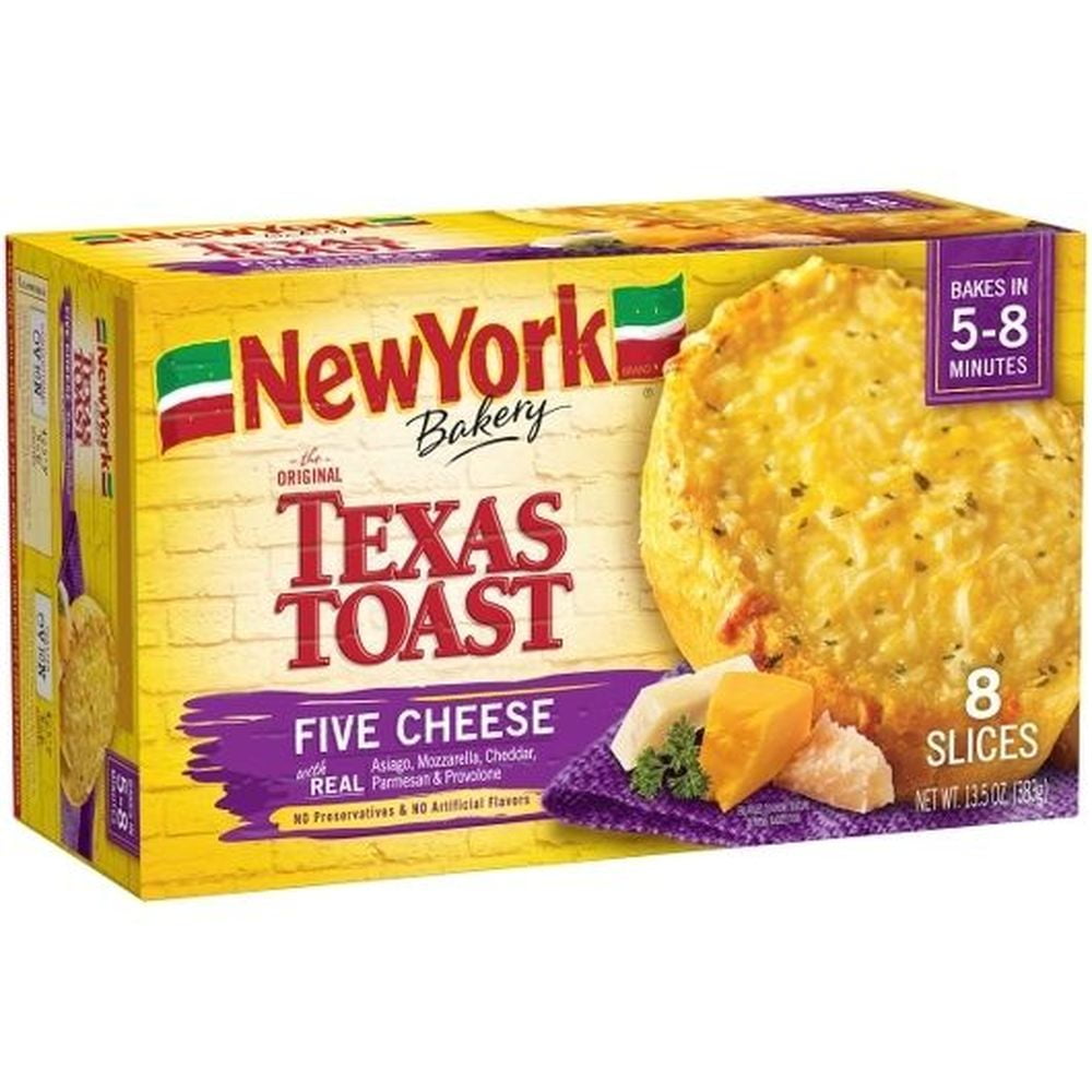 New York Bakery Five Cheese Texas Toast, 13.5 Ounce -- 12 per case