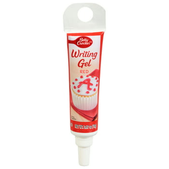 Betty Crocker Dessert Decorating Writing Gel Icing, Red, 1 Count, 0.67 Ounces