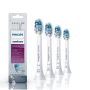G2 Optimal Gum Care Sonic Toothbrush Head Replacement Brush Heads Compatible with Philips Sonicare Protective Clean Electric Toothbrush,Pack of 4, White