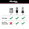 thumbnail image 6 of Master Lock Portable Push Button Combination Lock Box, Metal, 5423D, 6 of 14