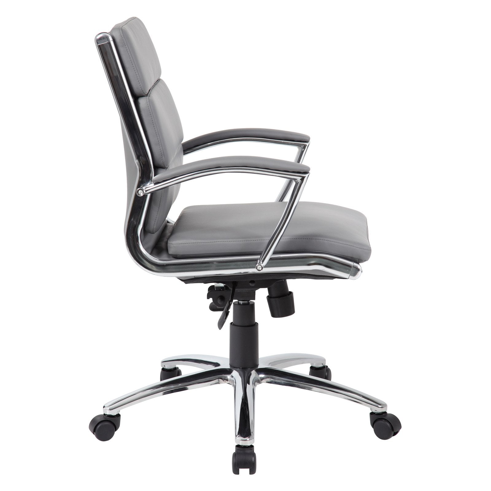 Boss Office Products Executive Modern Mid Back Office Desk Chair, Multiple Colors