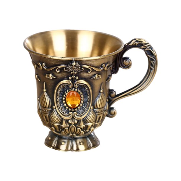 Copa de Vino JShteea Metal Suministros Creativos Vintage Bar Fiesta Al Aire Libre Castillo