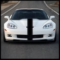 thumbnail image 1 of Sticker Connection | Racing Stripes | Hood Rally Vinyl Race Stripes | (7"x72", Matte Black), 1 of 4