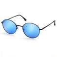 thumbnail image 4 of LotFancy 2 Round Sunglasses for Unisex Child Kids Girl Boys, Blue Lens, 4 of 7
