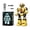 Yellow, variant on Robot Toy for Kids Intelligent Remote Control Robot with Gesture Sense,Programming,Lights,Dance and Sounds,Christmas,Birthday Gifts for Age 3+ Boys Girls,Yellow