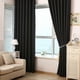 thumbnail image 2 of Thermal Insulated Grommet Window Curtain Thick Blackout Drapes for Living Room Bedroom, 2 of 5