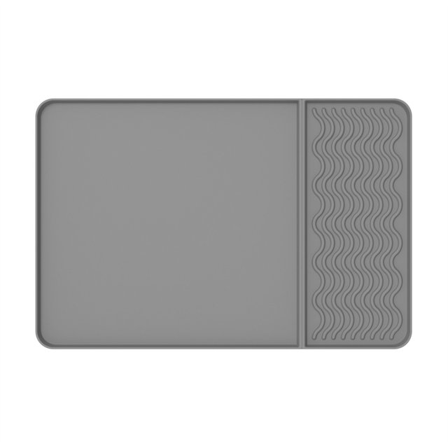 Silicone Coffee Machine Mat Ice Maker Pad Insulation Anti-slip Drain Pad 60x40cm