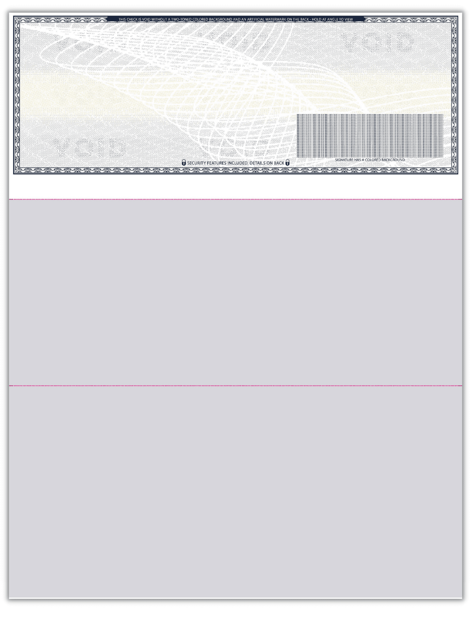 VersaCheck ValueChex - Blank Business Voucher Checks