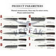 thumbnail image 2 of MDHAND Kitchen Knives Laser Damascus pattern chef knife Sharp Cleaver Slicing Utility Knives tool, 2 of 3