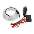 thumbnail image 3 of relayinert Car Interior Lighting LED Strip Car LED Wire Rope Tube Line flexible Neon Light Car Decor Light ice blue 1Set, 3 of 6