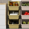 thumbnail image 2 of Boîte de Rangement pour Jouets avec Poignée Grande Capacité Robuste Boîte Légère pour Garder Votre Cuisine Propre, 2 of 4