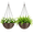 Champ Copper, variant on FIASON 2 Pack 12 Inch Champ Gold Hanging Planter Baskets with Drainage Holes & Removable Plug, Woven Rattan Hanging Flower Pots with Metal Chain for Indoor Outdoor Porch Patio
