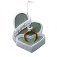 thumbnail image 3 of Ornament Kurt Adler Engaged Heart Box con anillo de resina, 3 of 3