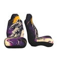 thumbnail image 3 of Pofeuu Astronaut Floating purple Space Print Automotive Car Seat Covers Flat Cloth Full Set Seat Covers,Car Seat Covers front seats for Cars Trucks and SUVs-2 PCS, 3 of 9