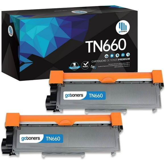 TRAHOO-TN660 Toner Cartridge Gotoners 2PK for Brother DCP-L2540DW MFC-L2720DW HL-L2320DW HL-L2360DW MFC-L2740DW MFC-L2700DW, Work with Borhter DCP 2540 2720 2320 2360 2740 2700 DW Printer Ink TN 660(
