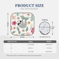 thumbnail image 2 of Kdxio Cute Cartoon Sloth Print 2-Piece Sun Shade Front Windshield - Foldable Car Front Window Sunshades For Most Sedans Suv Truck, 2 of 6