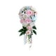 thumbnail image 5 of Bouquet de boda para novias de damas de honor de novios Decoración del hogar Decoración del hogar Flores artificiales Bouquet en cascada, 5 of 10