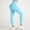 Blue, variant on MYAOYI Women's Gym Running Yoga Leggings, Seamless High Waist Butt Lifting Tummy Control Stretch Pants,Purple,L