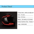 thumbnail image 4 of Tira de luz fría para casco de motocicleta 4 en 1, tira adhesiva luminosa LED para niebla y lluvia, 4 of 9