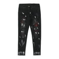 thumbnail image 2 of SUNSIOM Men? s Ripped Jeans, Boys High Waist Trousers Close-Fitting Pants, 2 of 9