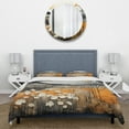 thumbnail image 3 of Designart "Bold Mirage in the Canyon II" Canyon Bedding Covert Set - Traditional Orange Landscapes Bed Set With 1 Sham, 3 of 6