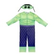 thumbnail image 3 of MARVEL Hulk Official Toddler Halloween Costume - Premium Quality Padded Jumpsuit and Fabric Mask (2T), 3 of 5