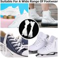 thumbnail image 5 of 4 Pairs Hollow Flower Lace Shoelace Flat Shoe Laces Nylon Yarn Shoe Tie Strings Ribbon for Sport Shoes Trainers White DIY, 5 of 9