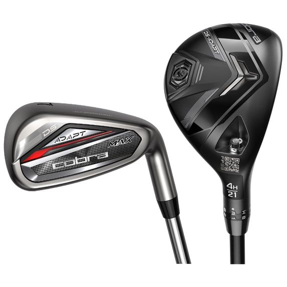 Pre-Owned Cobra DS ADAPT MAX Combo 5-PW, GW Iron Set Regular Graph KBS PGH Players 75 VG