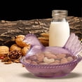 thumbnail image 4 of YingYouFu Easter Decor Vintage Glass Hen on Nest Dish with Lid - Large Pedestal Rooster Glass Candy Bowl, Colorful Crystal Candy Jar for Snacks, Dessert, Cookies | Home Kitchen Office Tabletop Decor, 4 of 7
