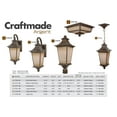 thumbnail image 2 of Craftmade Argent Z13 Outdoor Wall Light, 2 of 3