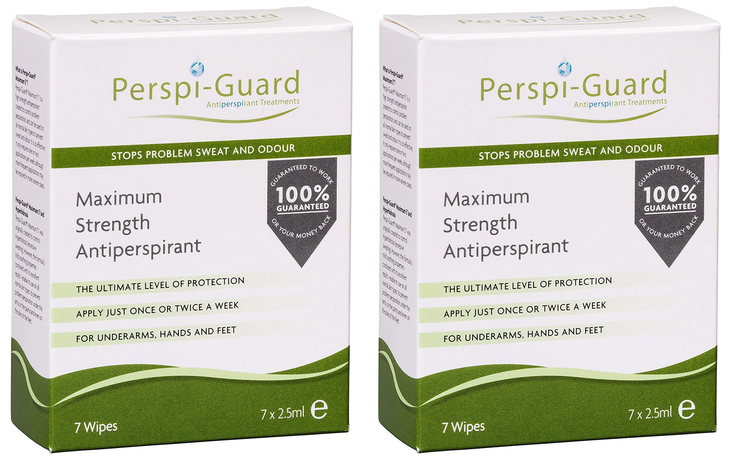 Perspi Guard Stops Problem Sweat and Odor, Maximum Strength